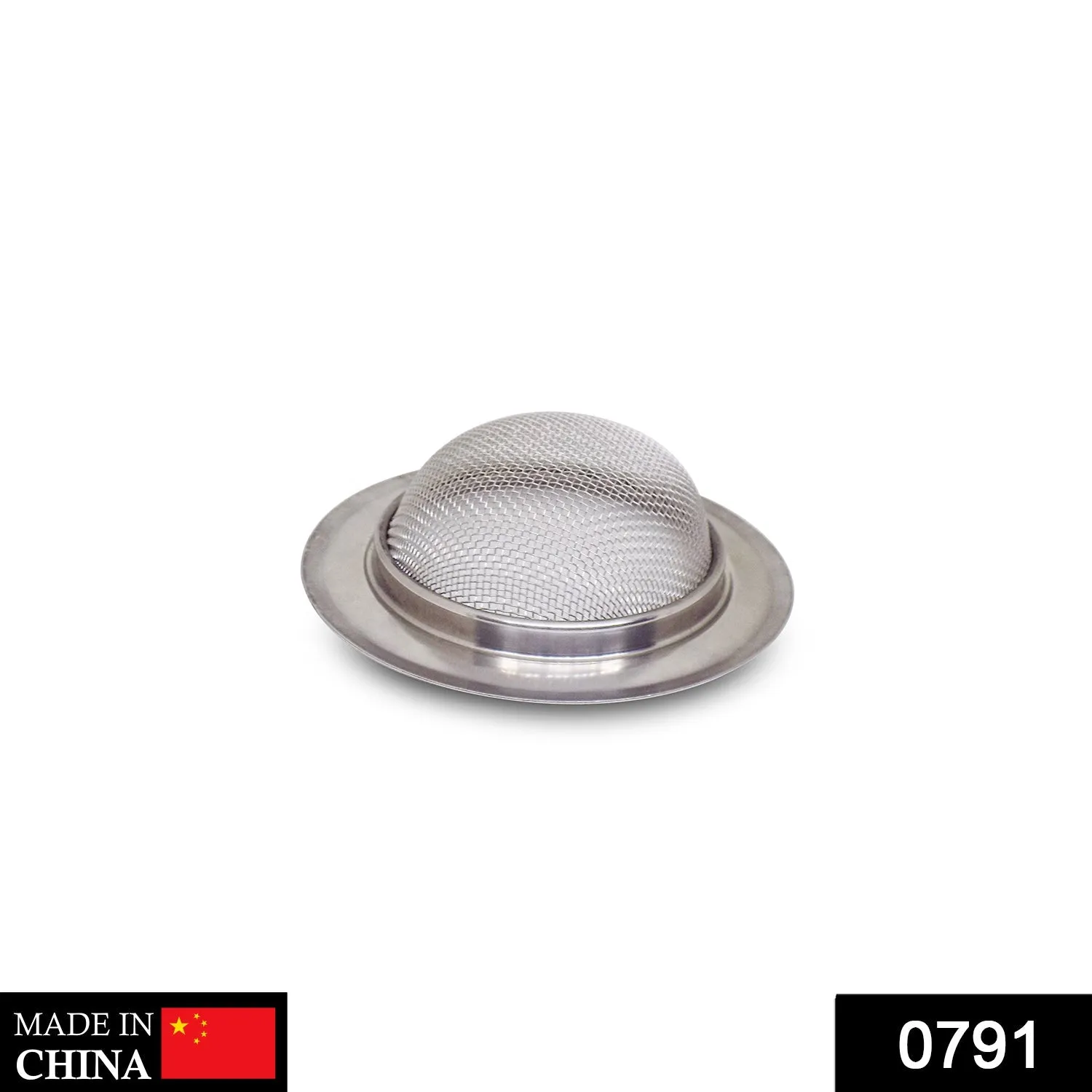 0791A Medium Stainless Steel Sink/Wash Basin Drain Strainer