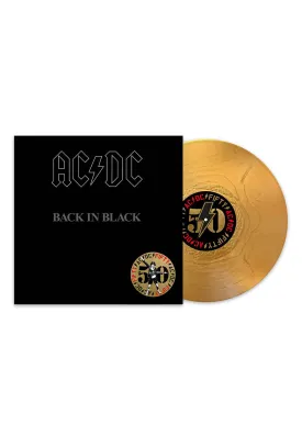 AC/DC - Back In Black (Limited 50th Anniversary Edition) Gold - Colored Vinyl