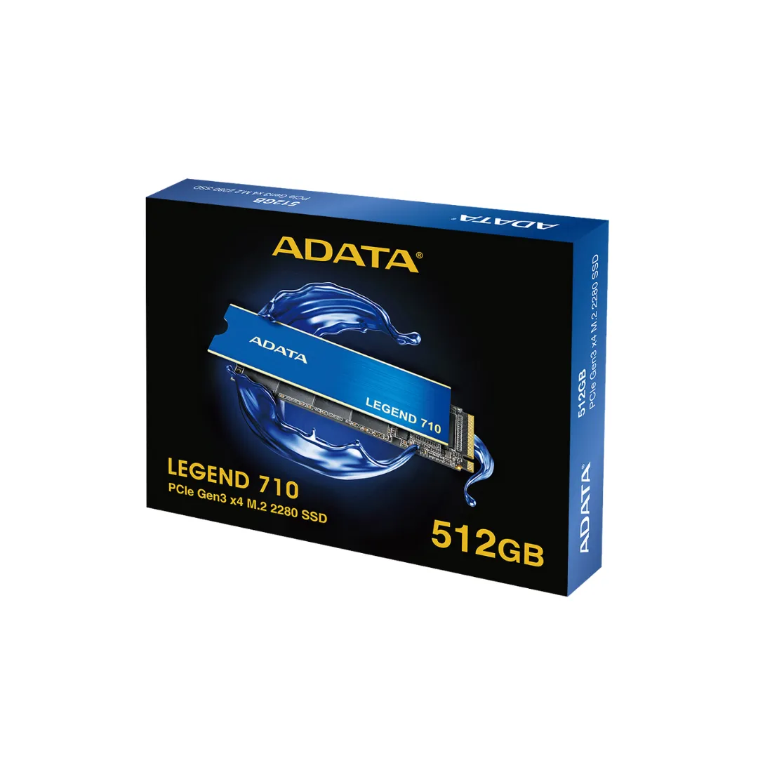 Adata Legend 710 512GB PCIe Gen3 x4 M.2 NVME 2280 Internal SSD ALEG-710-512GCS