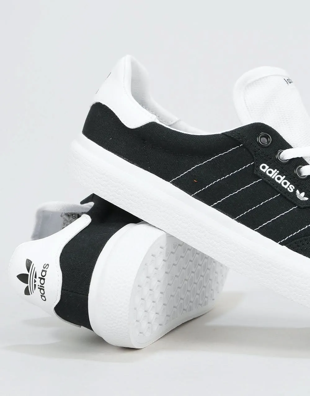 adidas 3MC Skate Shoes - Core Black/White/Core Black