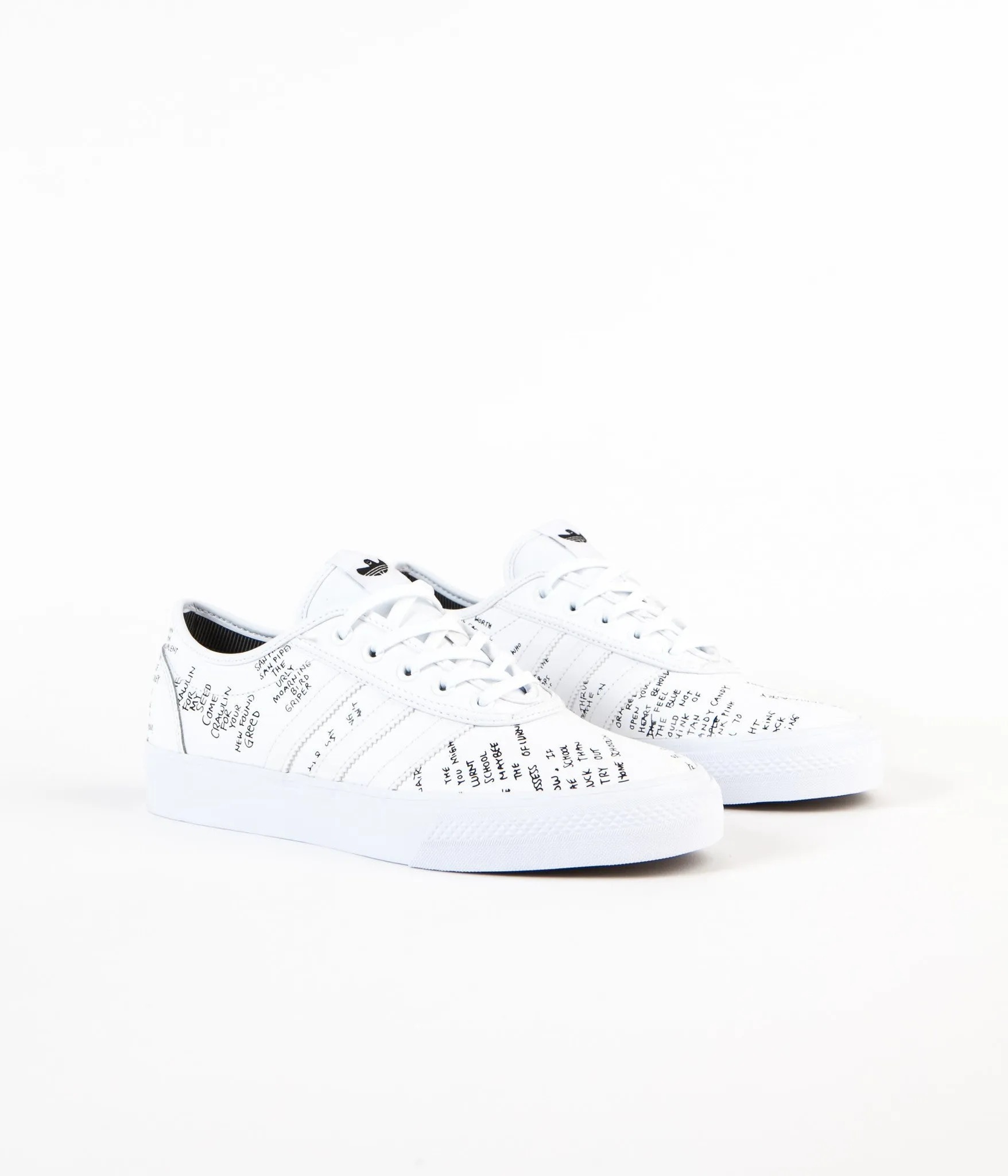 Adidas Adi-Ease Classified Shoes - White / Core Black / Bluebird