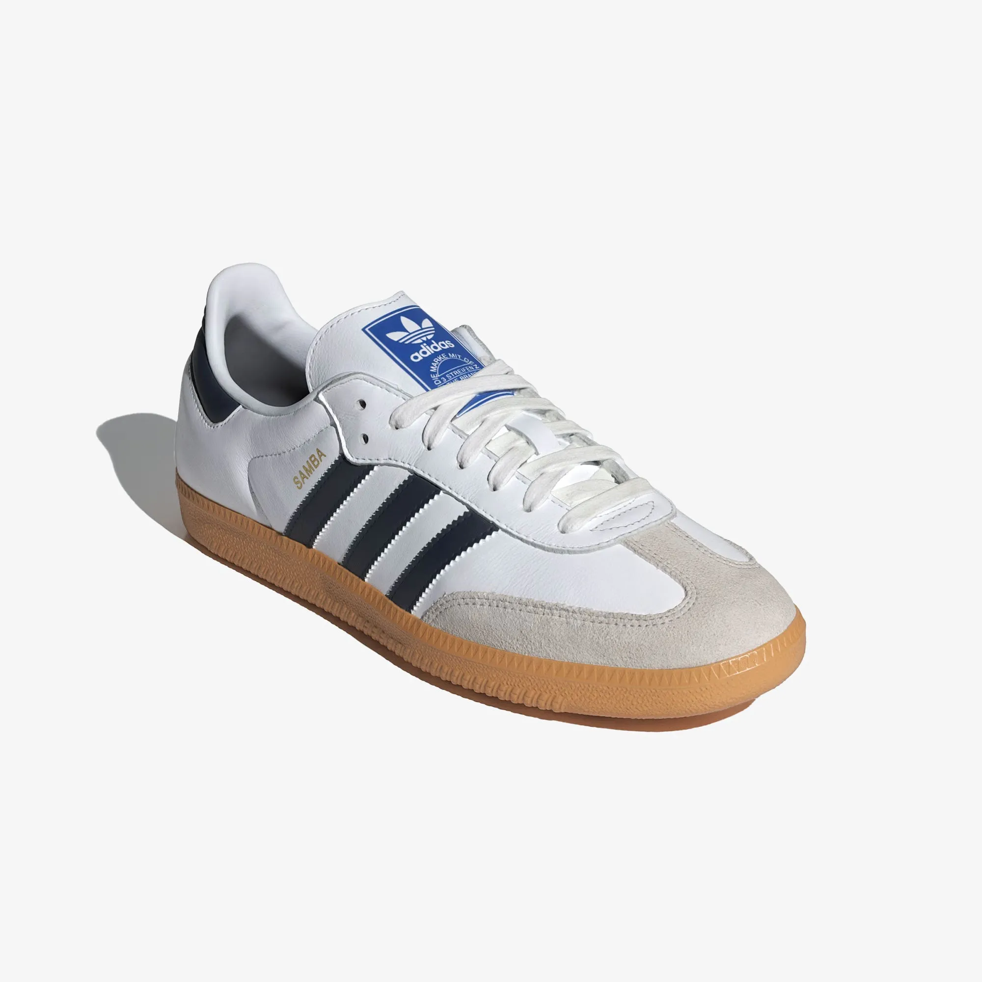 Adidas Originals | SAMBA OG  { CLOUD WHITE/NIGHT INDIGO/GUM