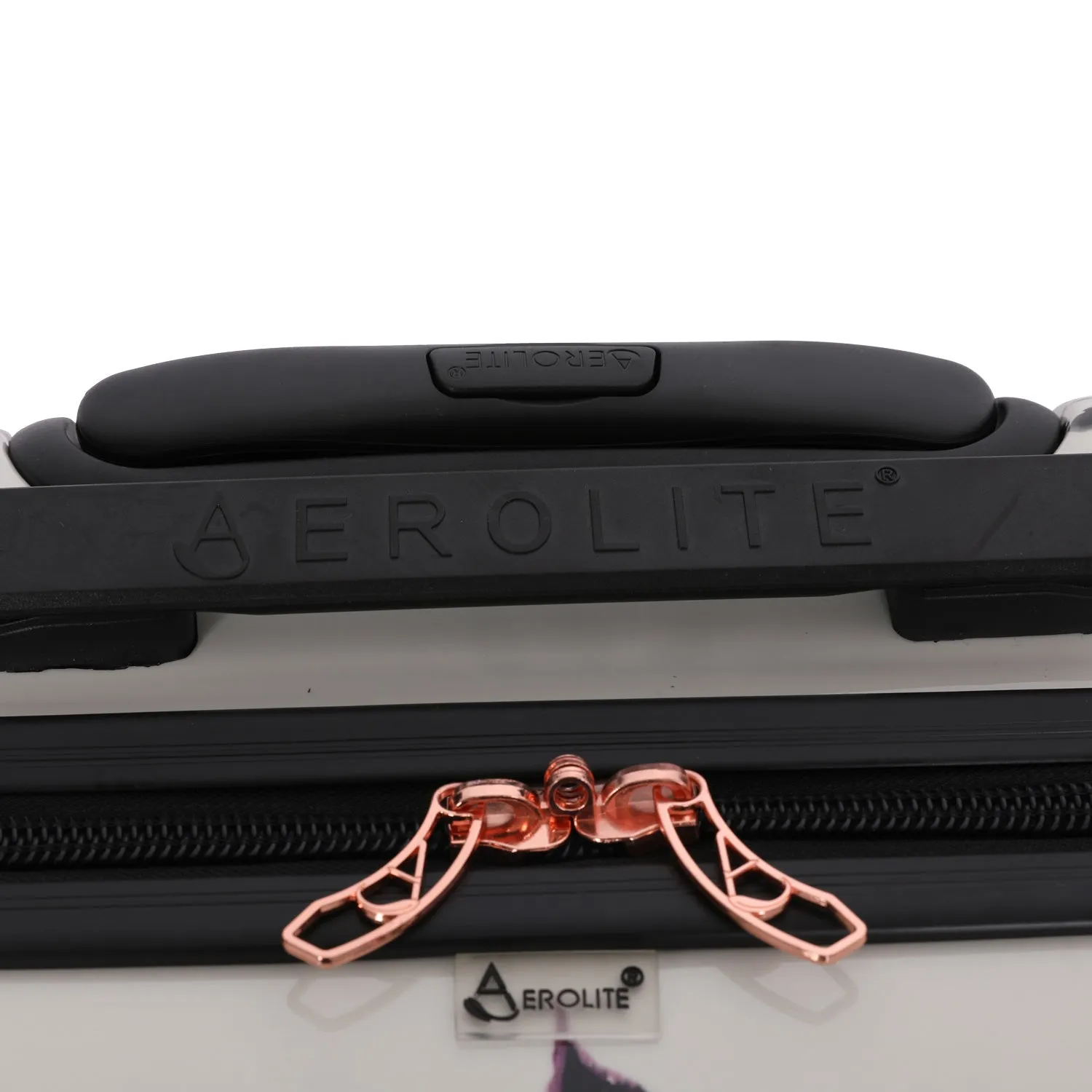 Aerolite (55x35x20cm) Premium Hard Shell Designer Cabin Suitcase, Approved For Ryanair (Priority), easyJet (plus/flexi/up front/extra legroom/large cabin upgrade), British Airways, Wizz Air, & Many More