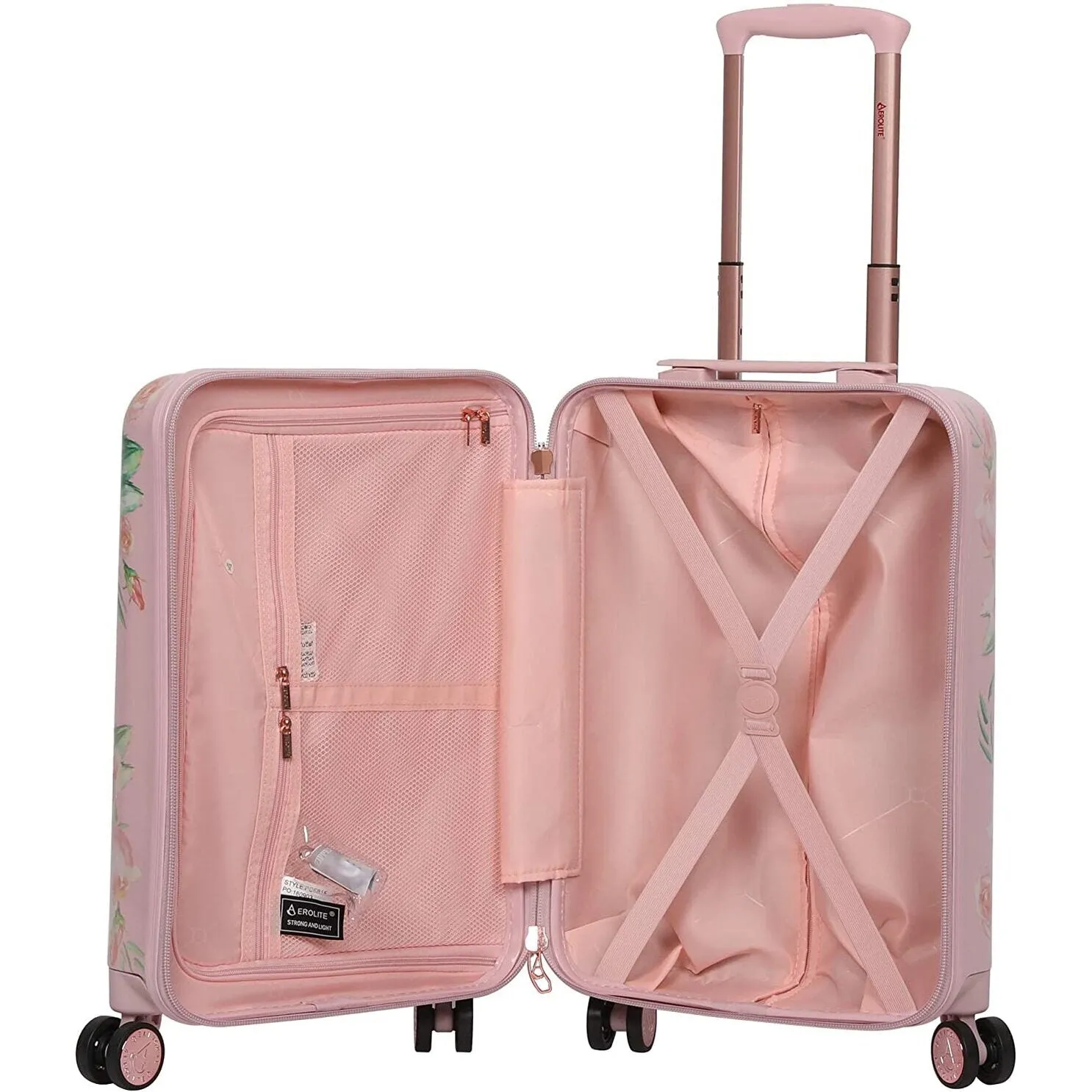 Aerolite (55x35x20cm) Premium Hard Shell Designer Cabin Suitcase, Approved For Ryanair (Priority), easyJet (plus/flexi/up front/extra legroom/large cabin upgrade), British Airways, Wizz Air, & Many More