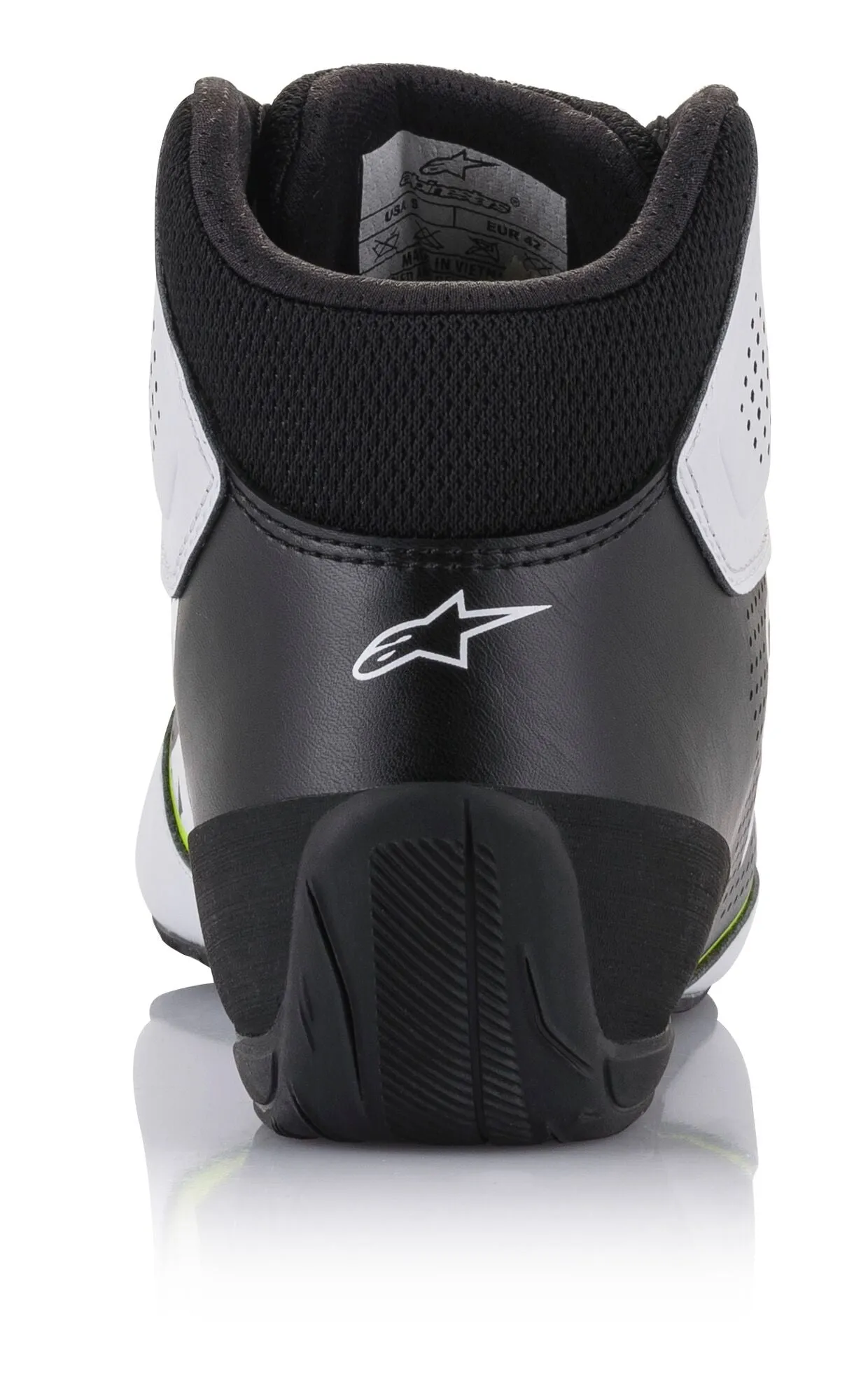 ALPINESTARS 2711521_215_7 Karting shoes TECH-1 K START V2, white/black/yellow fluo, Size 39