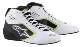 ALPINESTARS 2711521_215_8 Karting shoes TECH-1 K START V2, white/black/yellow fluo, Size 40,5