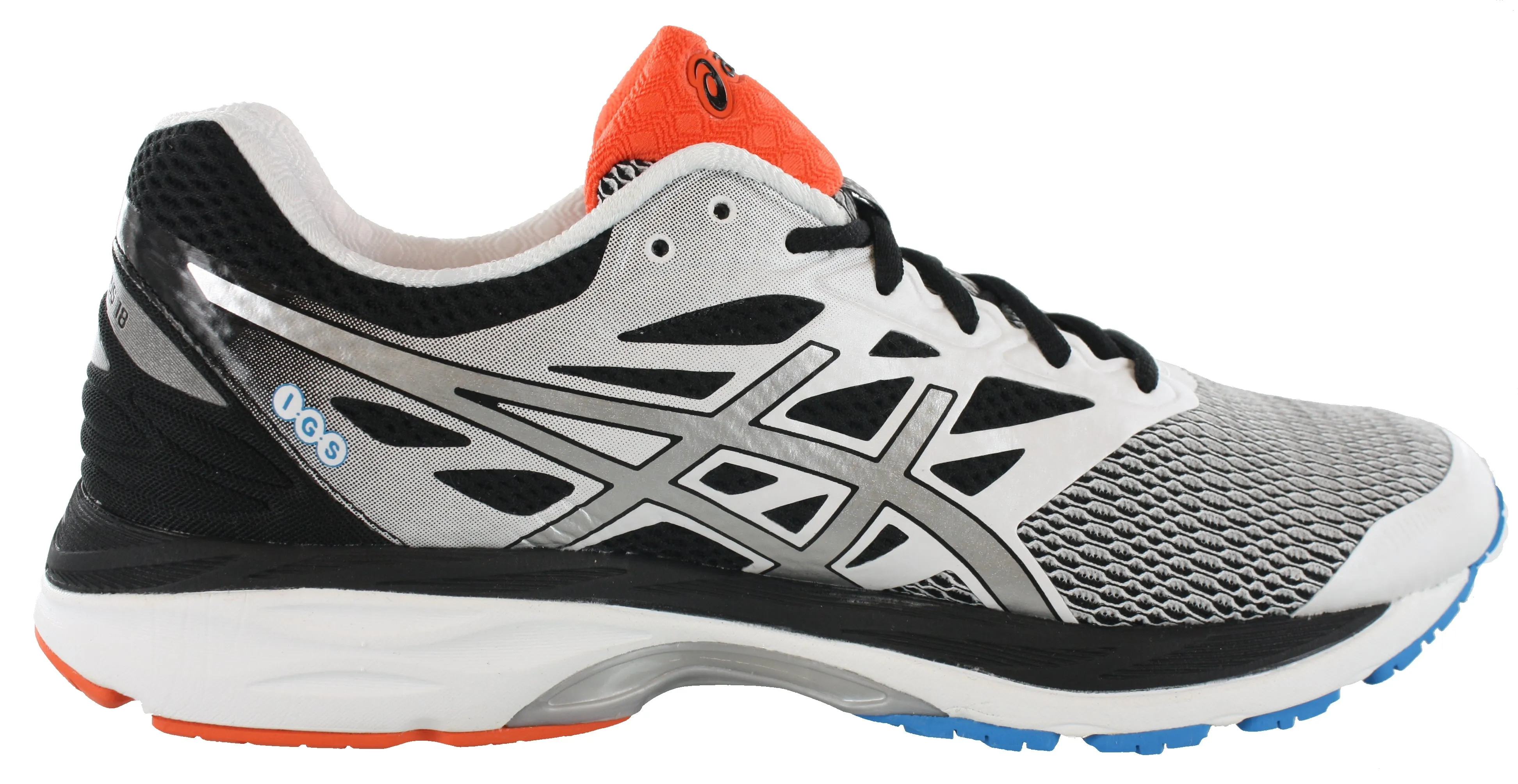 ASICS Men Walking Trail Cushioned  Running Shoes Cumulus 18