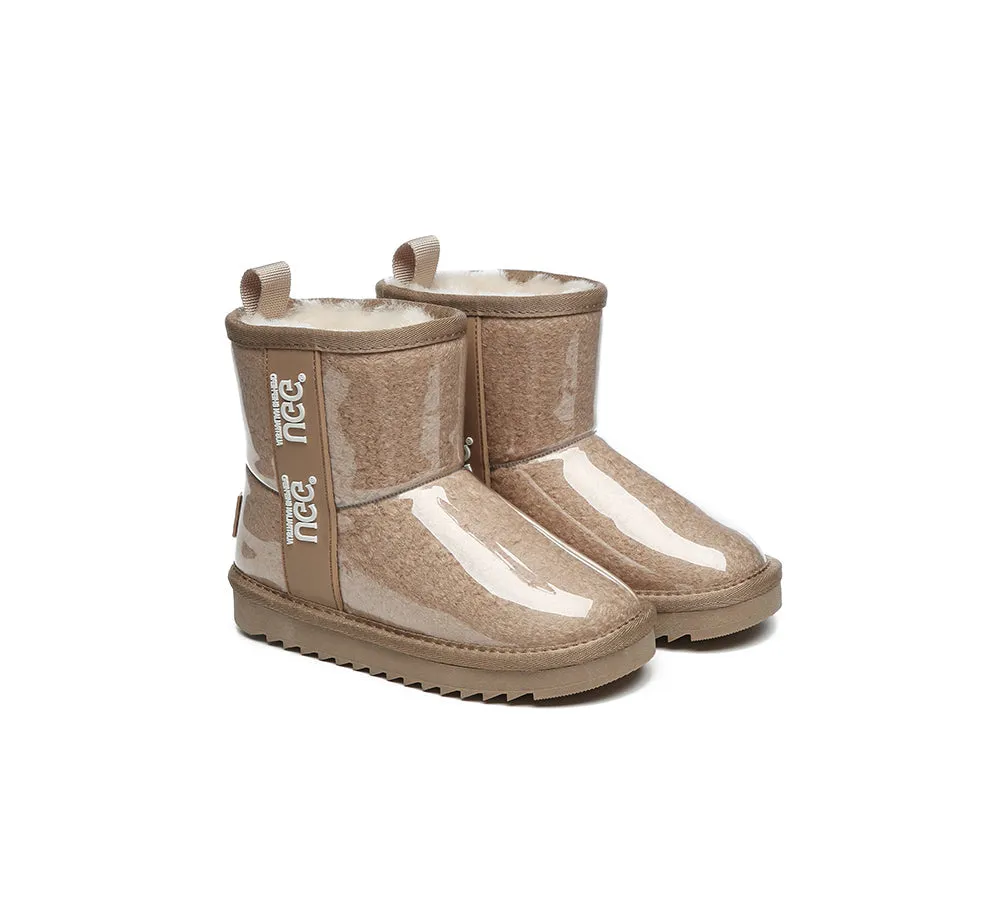 AUSTRALIAN SHEPHERD® UGG Kids Clear Waterproof Shearling Boots Coated Classic