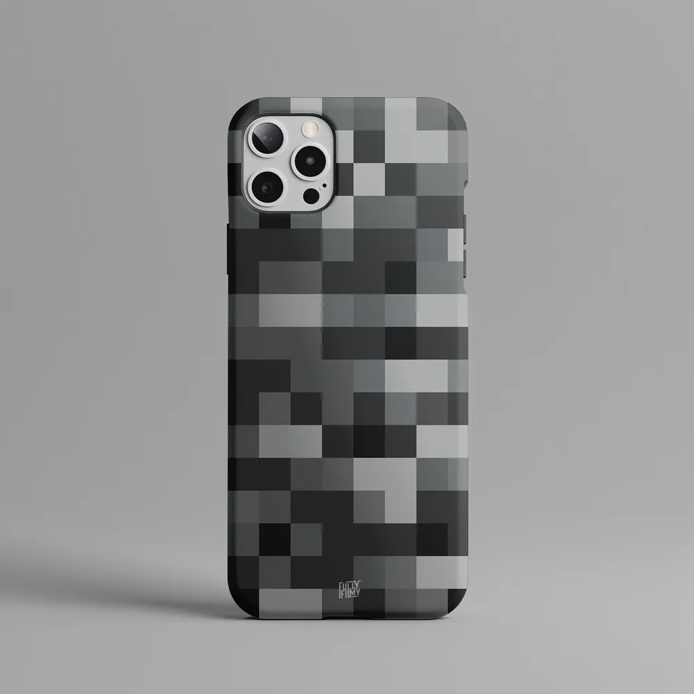 Bedrock Block Pattern | Hard Phone Case