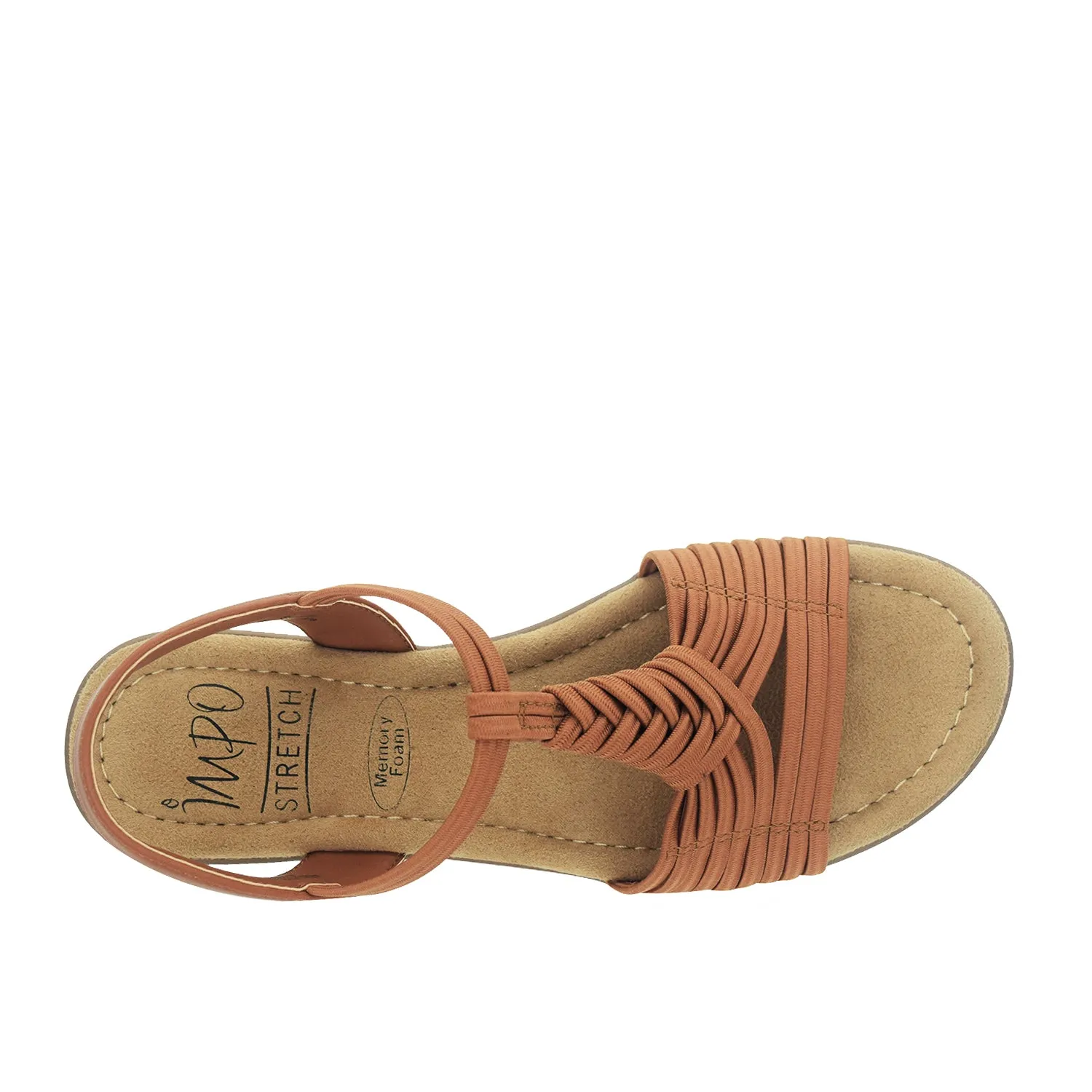 Bellita Stretch Elastic Sandal with Memory Foam