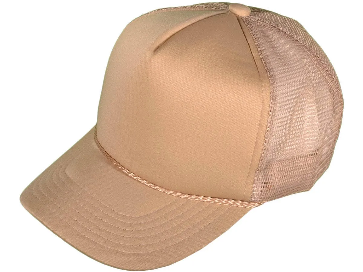 Blank Foam Trucker Hats - BK Caps Foam Front