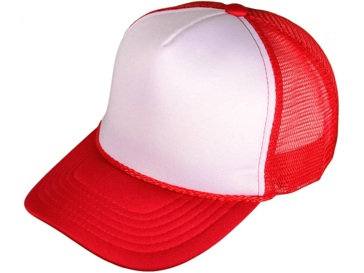 Blank Foam Trucker Hats - BK Caps Foam Front