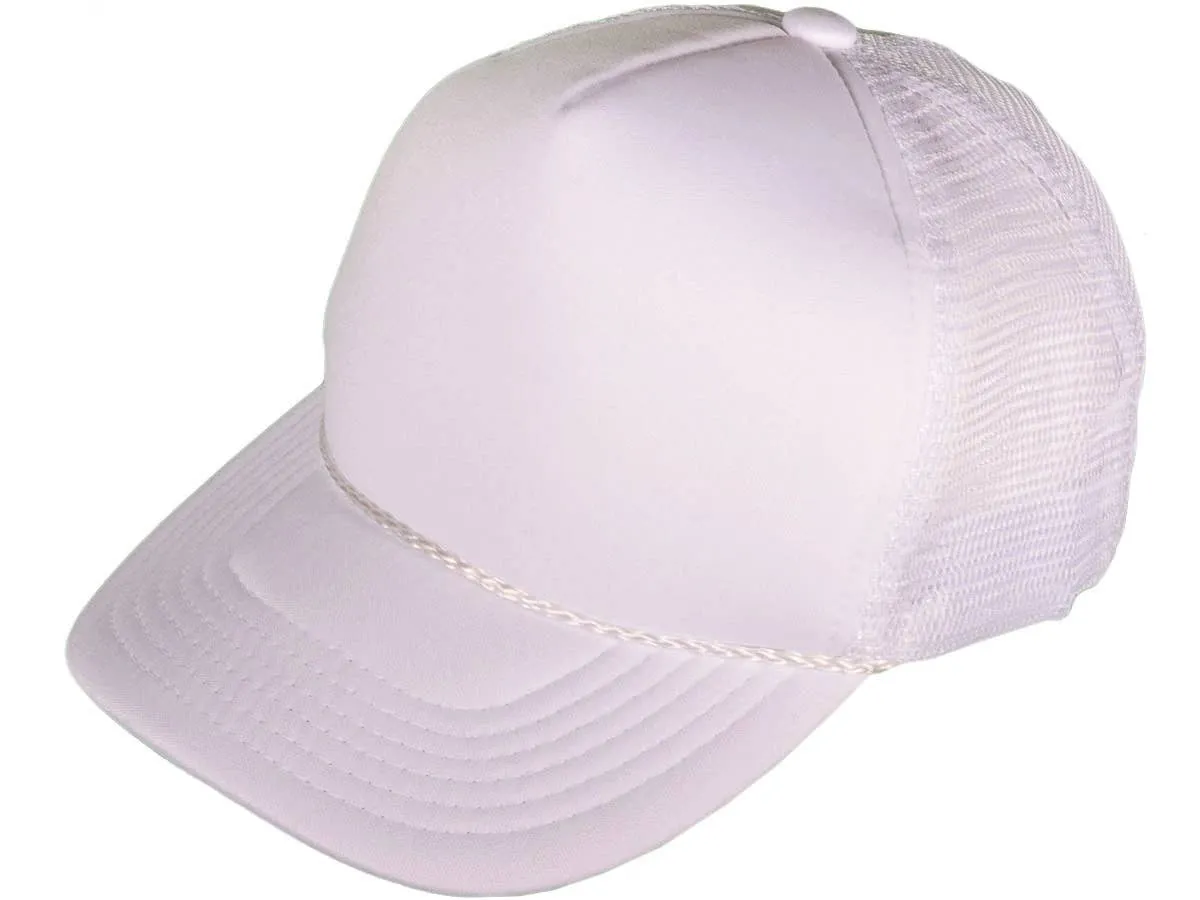 Blank Foam Trucker Hats - BK Caps Foam Front