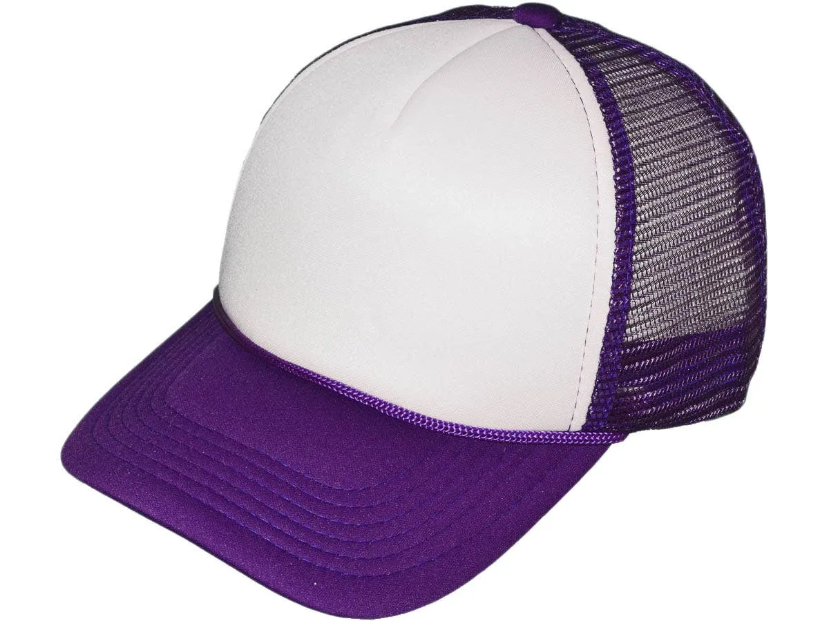 Blank Foam Trucker Hats - BK Caps Foam Front