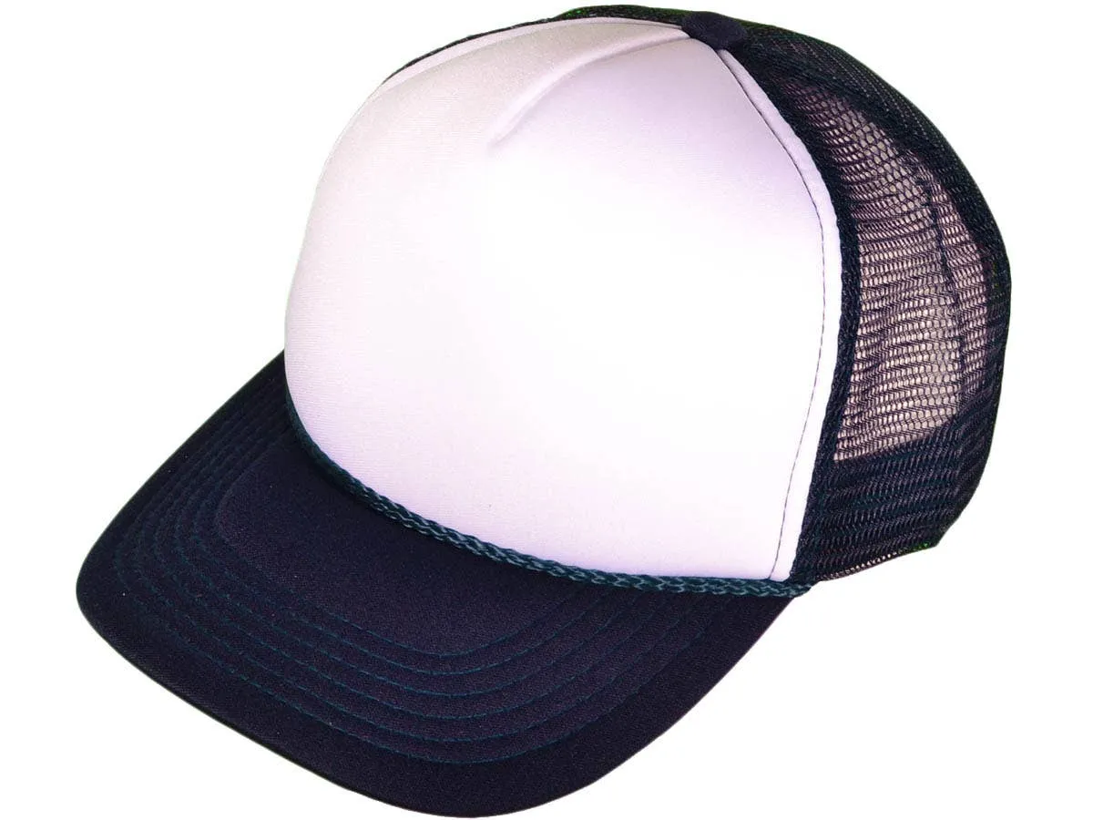 Blank Foam Trucker Hats - BK Caps Foam Front