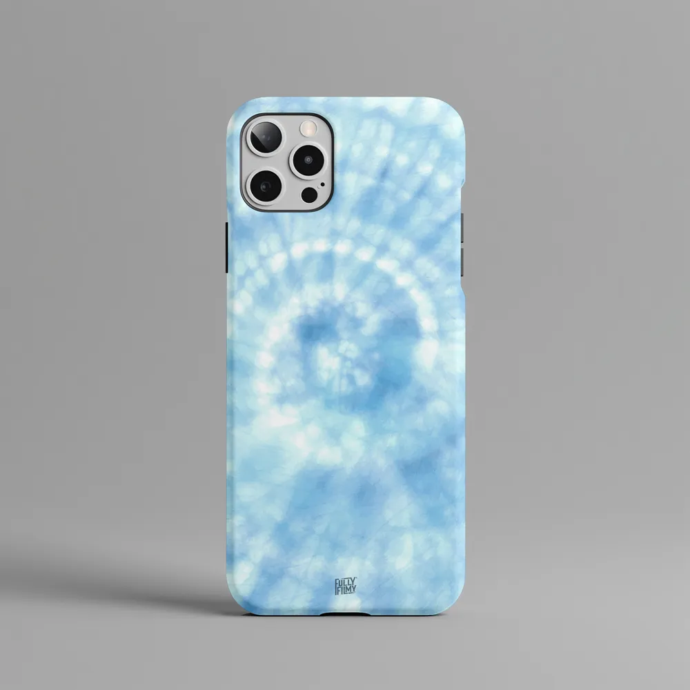 Blue Bubblegum | Tie Dye Pattern Hard Phone Case