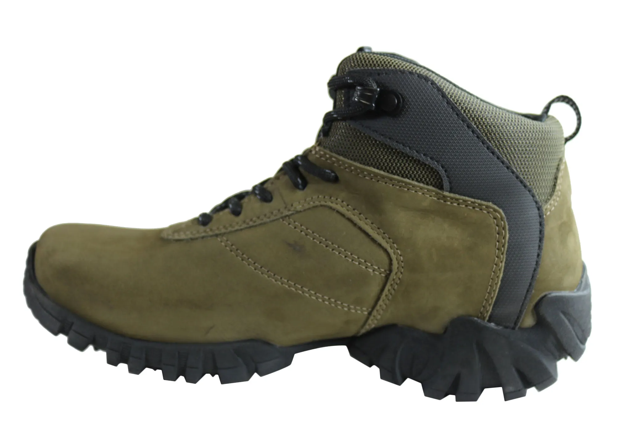 Bradok Kilauea Mens Comfortable Leather Hiking Boots Made In Brazil