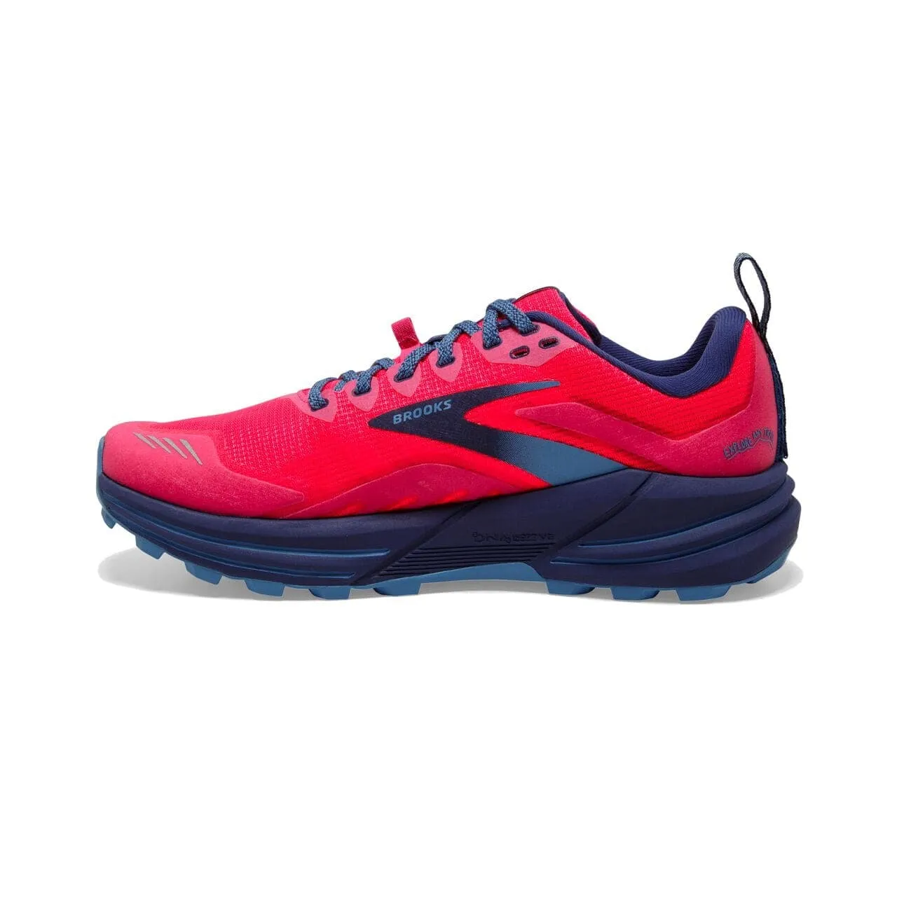 Brooks Cascadia 16 (Womens) - Pink/Flambe/Cobalt