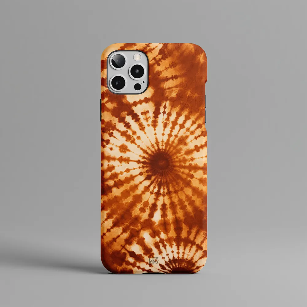 Cinnamon Latte | Tie Dye Pattern Hard Phone Case