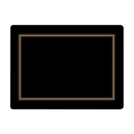 Classic Black Placemats Set of 4