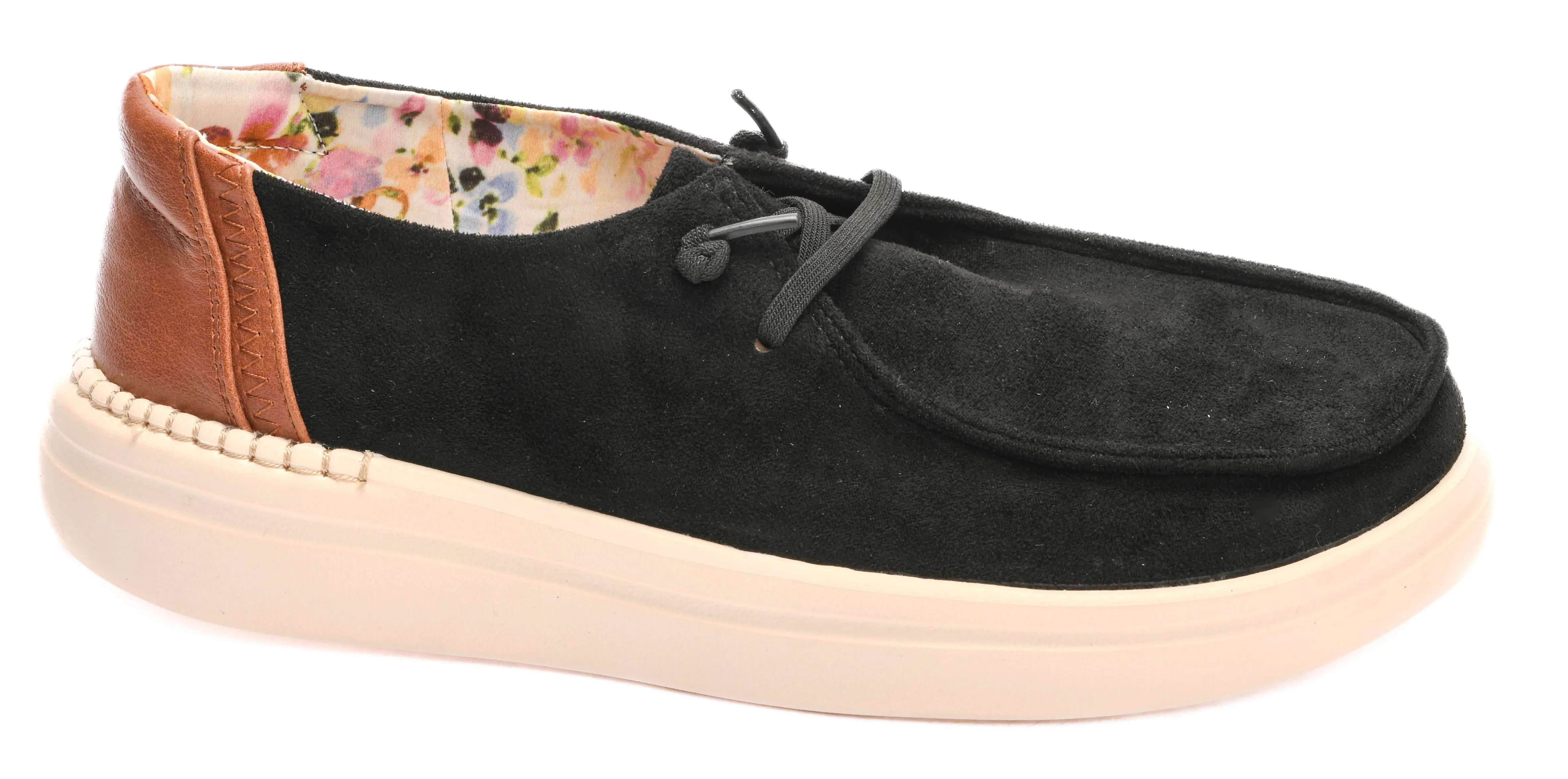 Corkys Black Vegan Suede Kayak 2