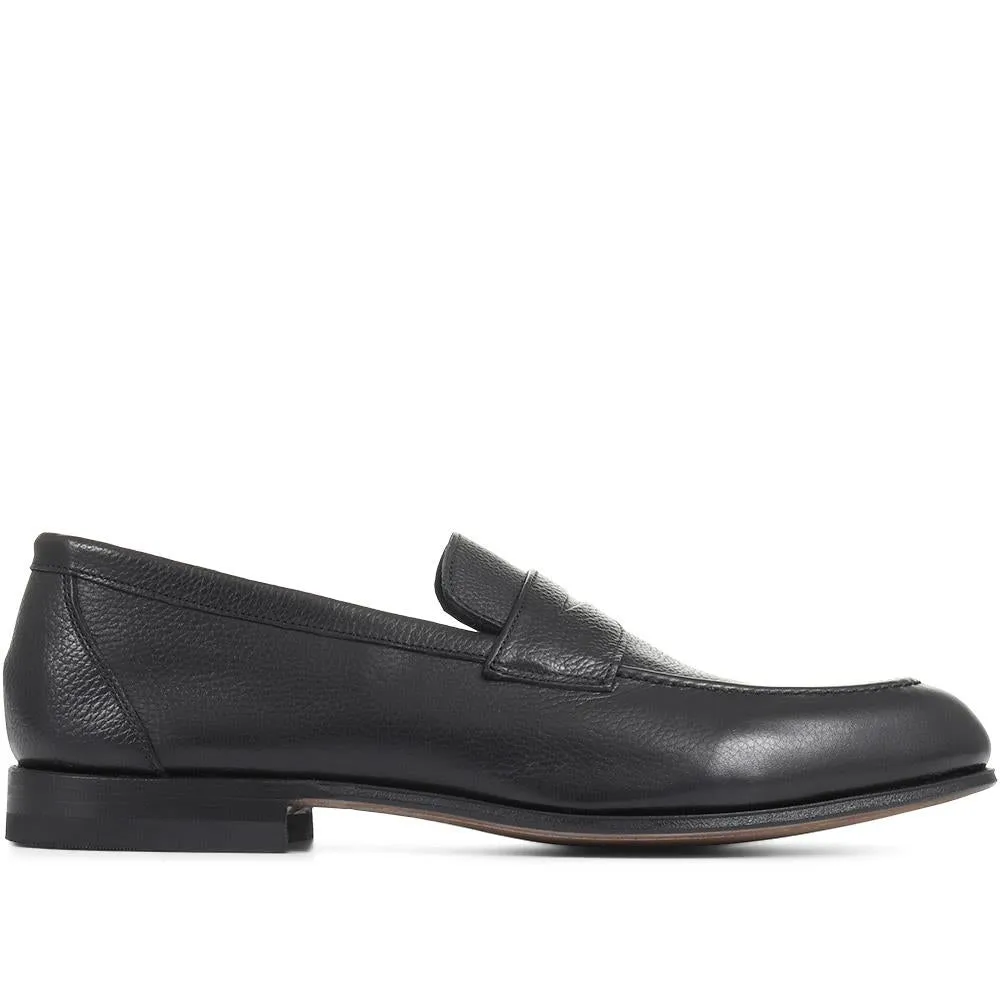 Cristo Leather Penny Loafers - CRISTO / 321 995