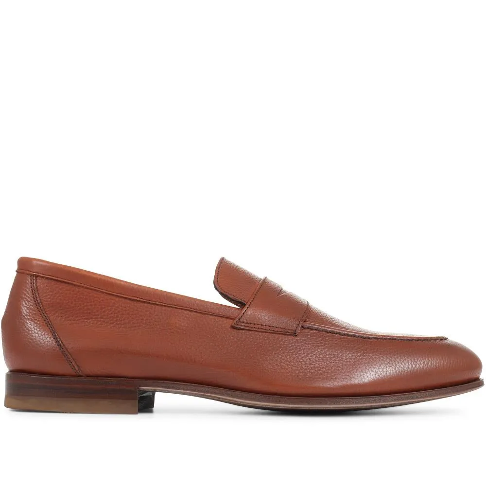 Cristo Leather Penny Loafers - CRISTO / 321 995