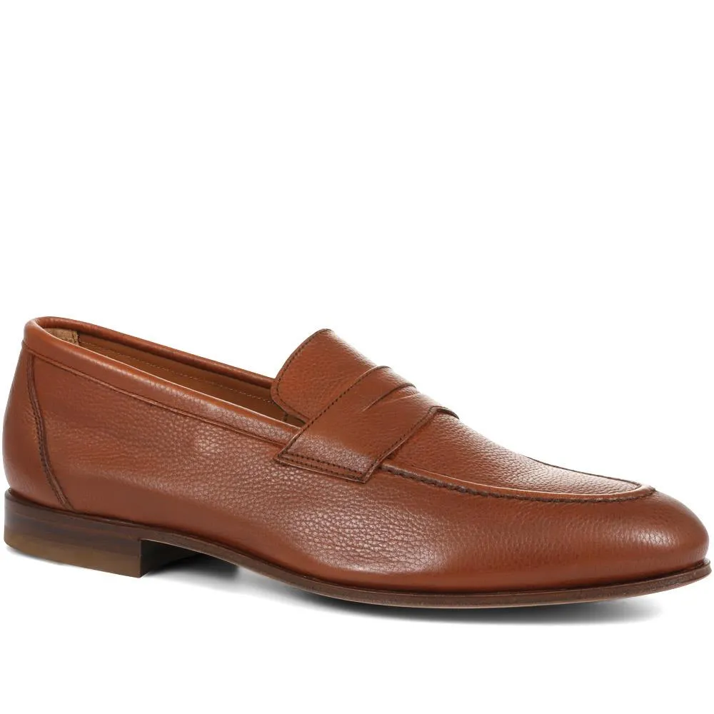 Cristo Leather Penny Loafers - CRISTO / 321 995