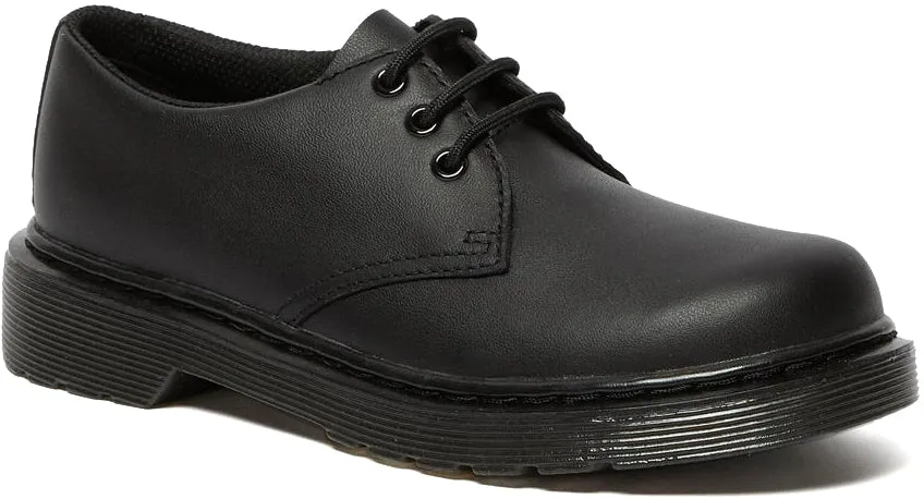 Dr. Martens 1461 Mono Youth Softy T Leather Low Top Black