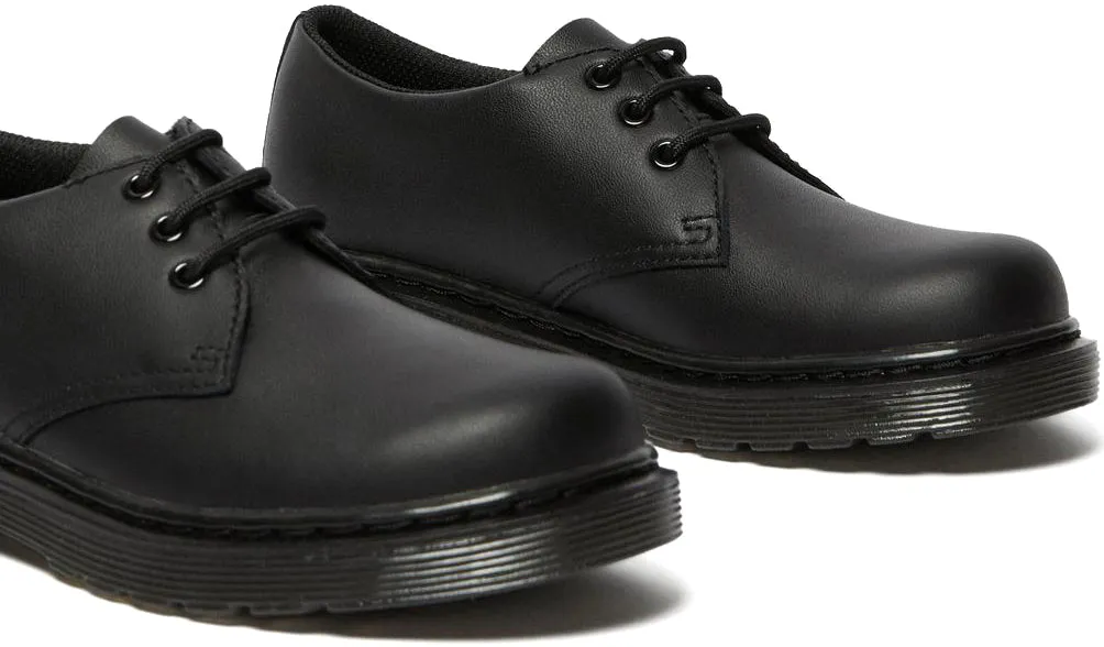 Dr. Martens 1461 Mono Youth Softy T Leather Low Top Black