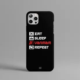 Eat Sleep Vanmam Repeat | SVK Official Hard Phone Case