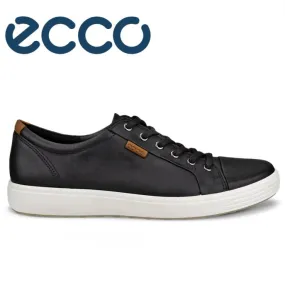 Ecco Soft Vii Laced Black Shoes Black