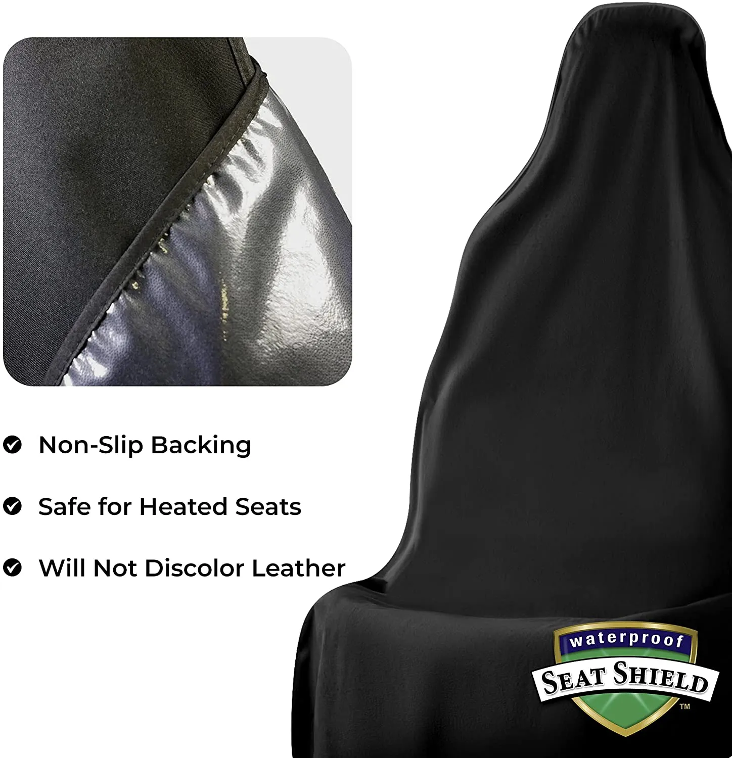 EliteSport  Non-Slip Waterproof Seat Cover - Black