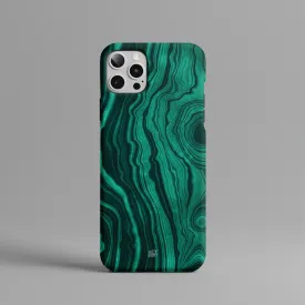 Emerald Oasis | Marble Ink Pattern Hard Phone Case