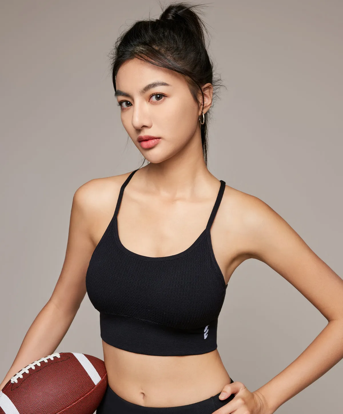 Energized Bohemian Explorer Seamless Waffle-Knit Sports Bra