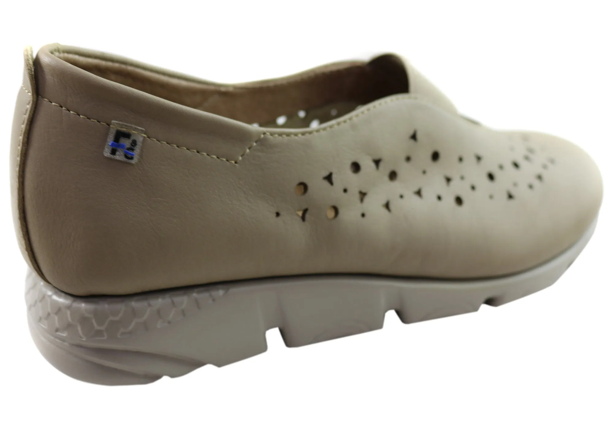 Flex & Go Anouk Womens Comfortable Leather Shoes Made In Portugal