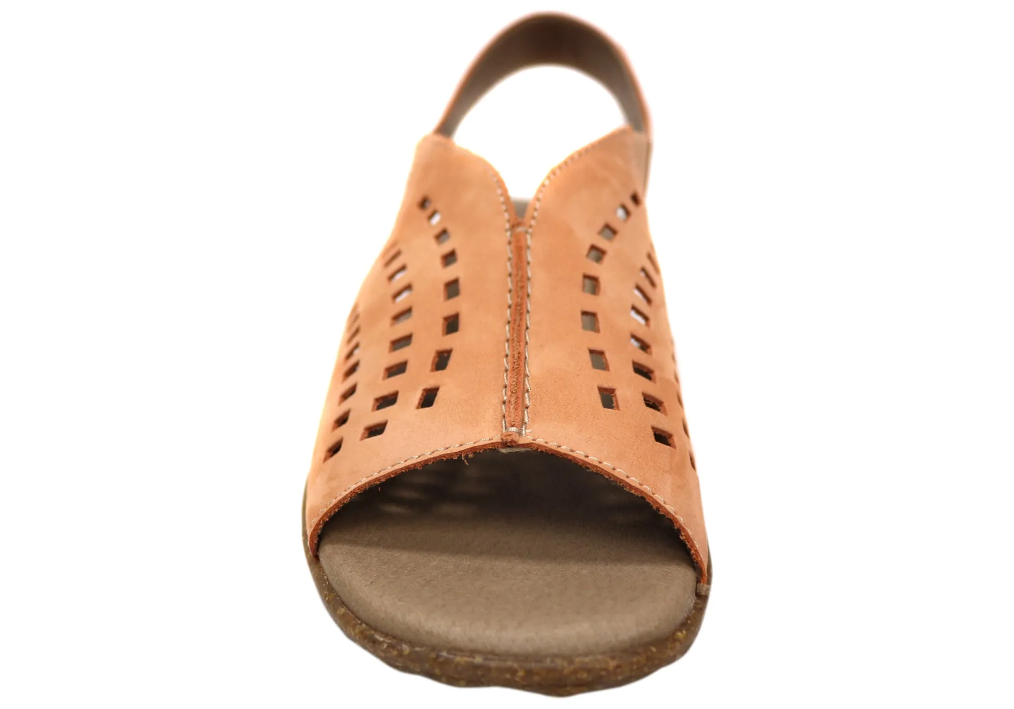 Flex & Go Rochela Womens Comfortable Leather Sandals Made In Portugal