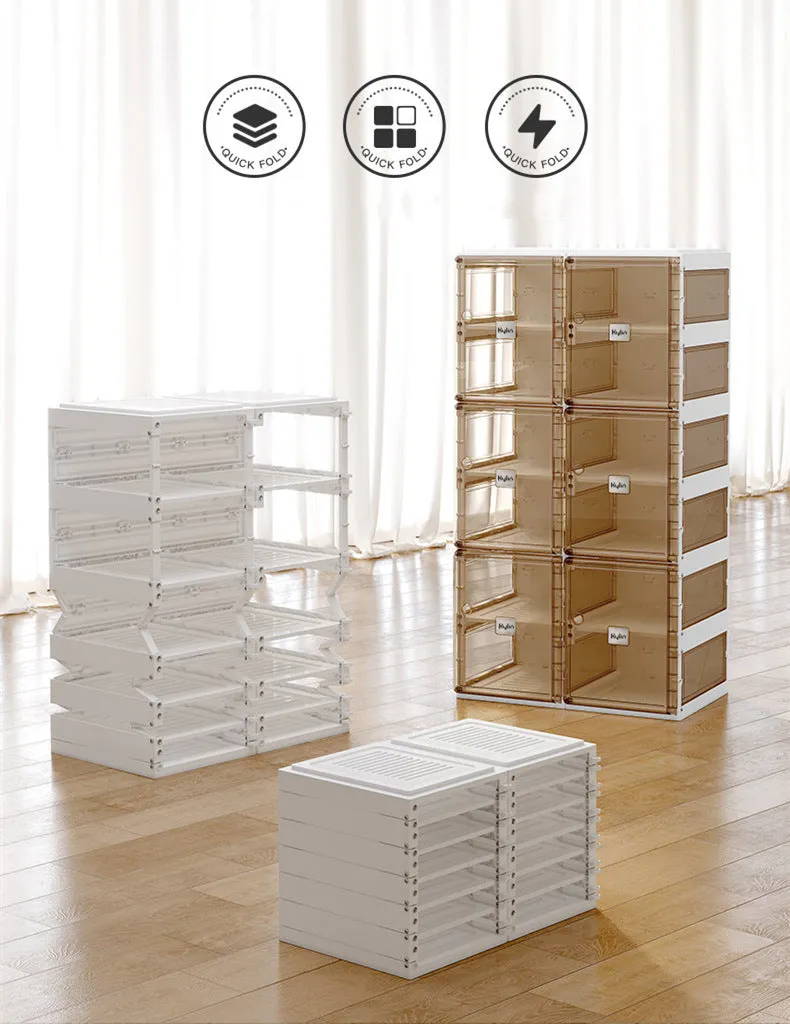 Folding Shoe Cabinet, Large Capacity, Modular, 5 Grids - Kylin