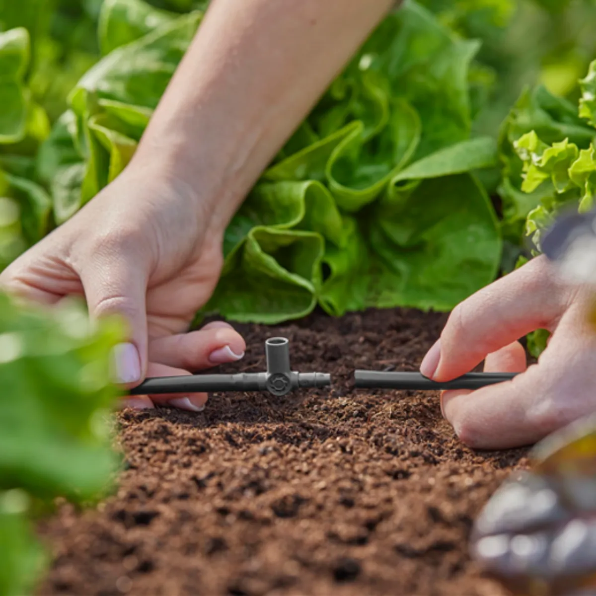 Gardena Micro-Drip System T-Joint for Spray Nozzles / Endline Drip Heads 4.6 mm (3/16") 13216-20 Irrigation System