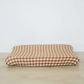 Gingham Muslin Changing Pad Cover