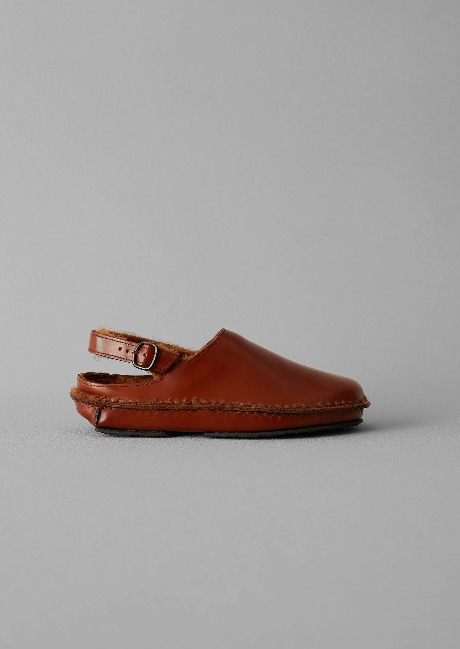 Hereu Cargol Sheepskin Mules | Tan