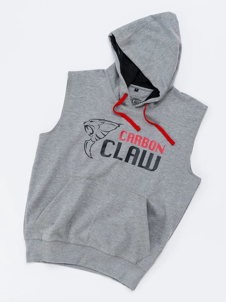 Hoodie Sleeveless - Grey or Black