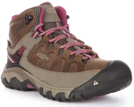 Keen Targhee III Wp In Brown Pink For Women