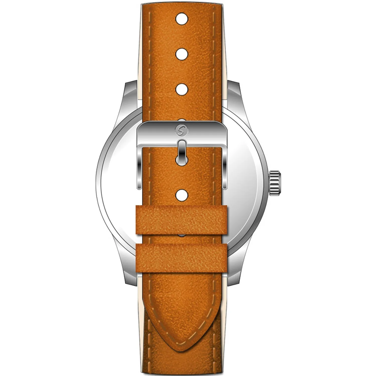 Ladies Essential Watch with Leather Watchband