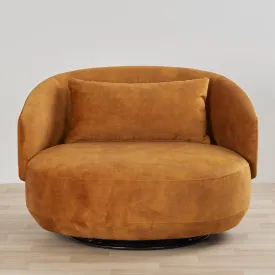 Lunar Swivel Chair -Old Gold