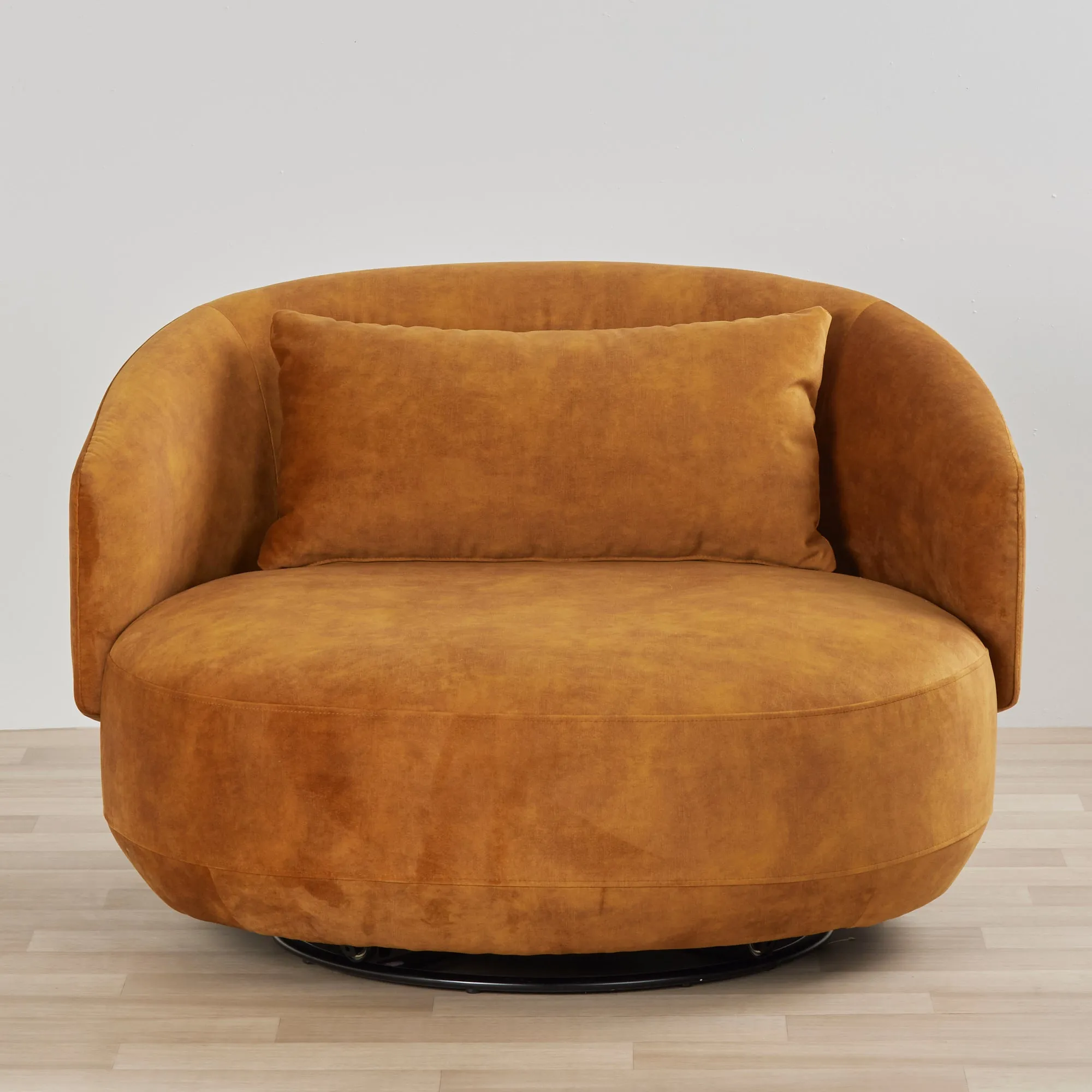 Lunar Swivel Chair -Old Gold