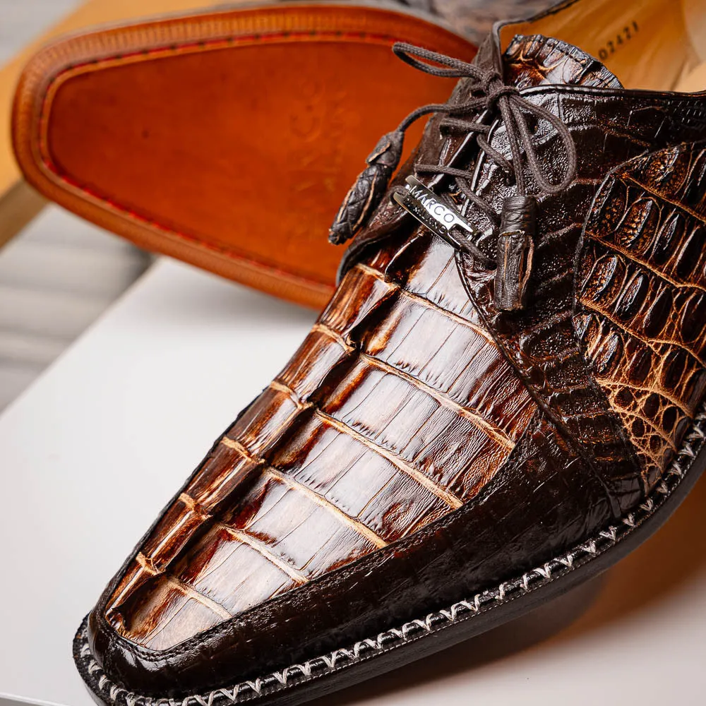 Marco Di Milano Caribe Derby Orix/Brown Caiman Shoes