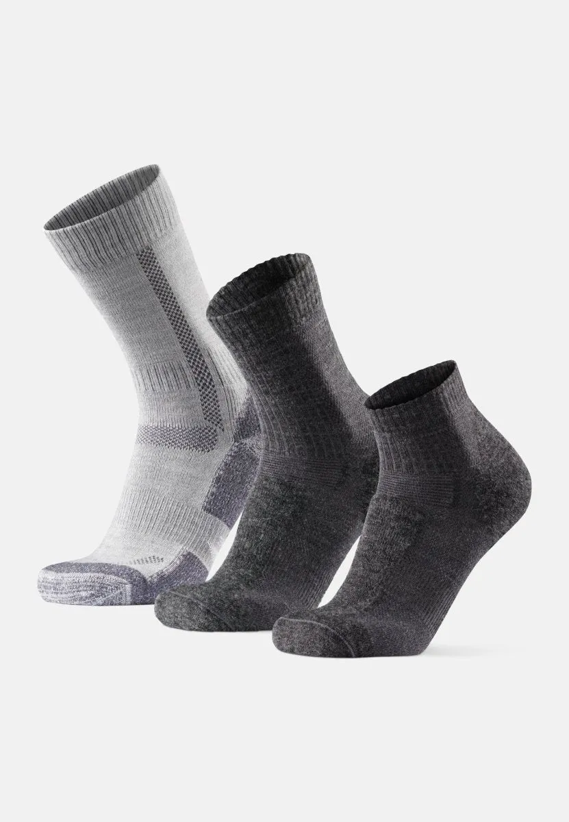 MERINO WOOL HIKING SOCKS SET