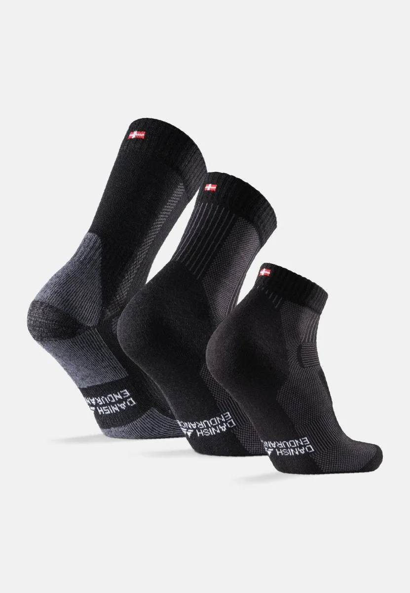 MERINO WOOL HIKING SOCKS SET