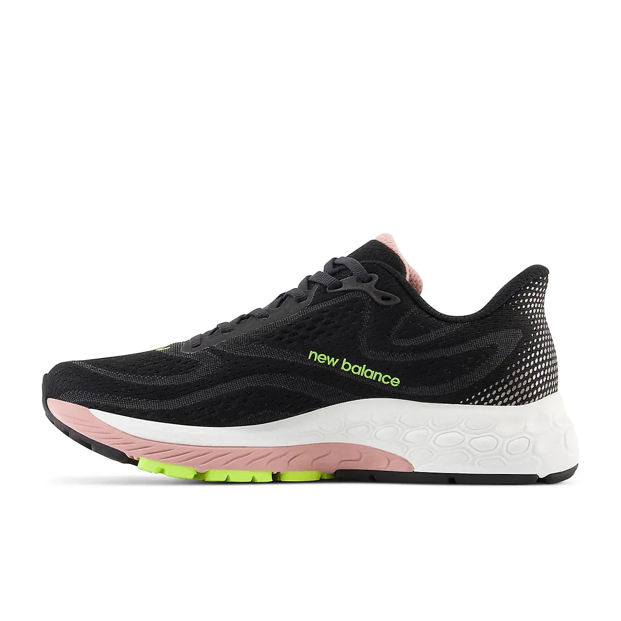 New Balance Fresh Foam X 880 v13 (Womens) - Black with pink moon